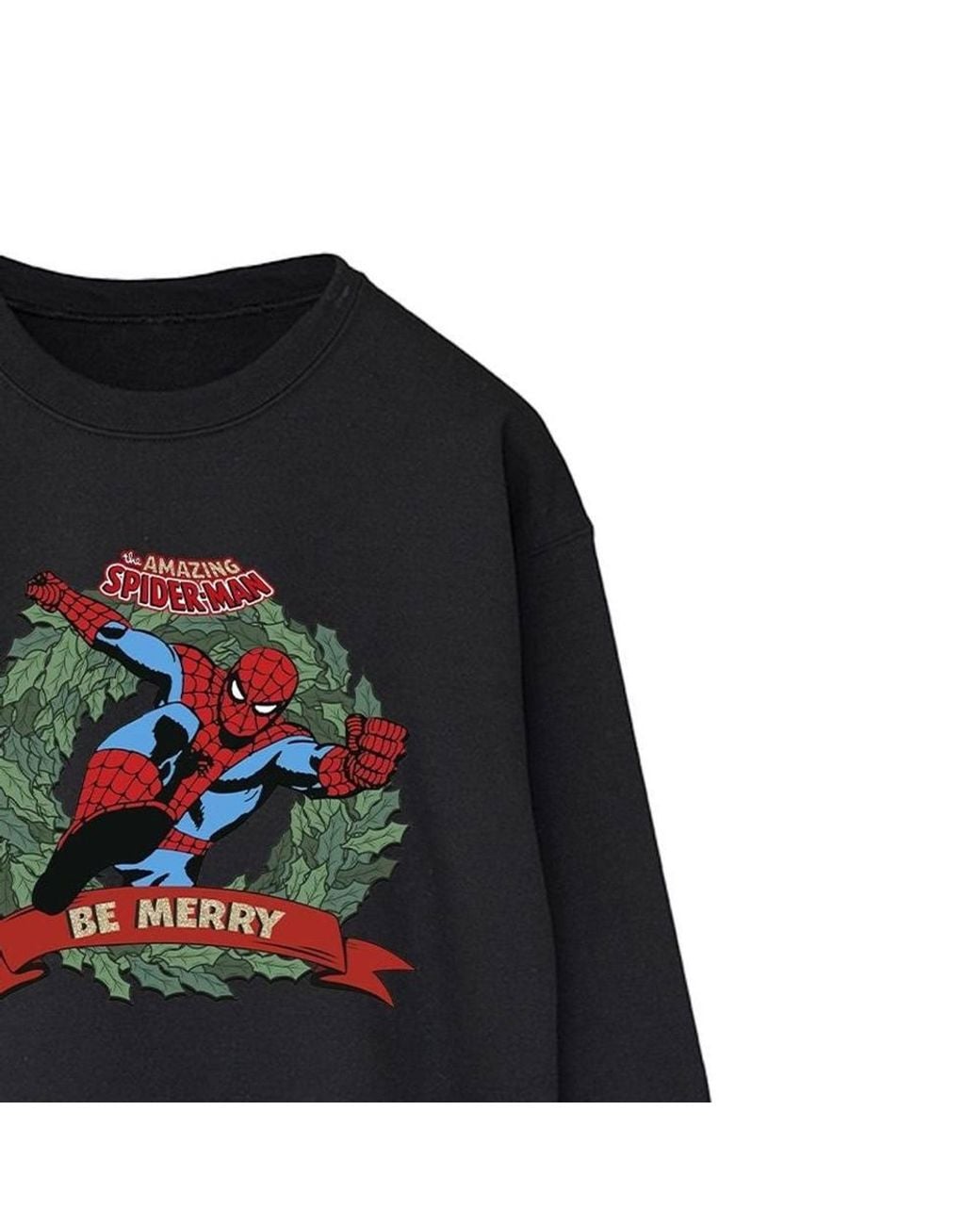 Marvel Black Be Merry Sweatshirt