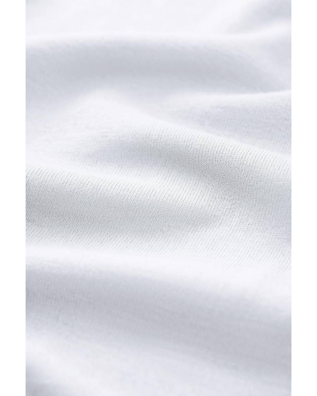 Enorsia White Cotton Stretch Jersey Shorts