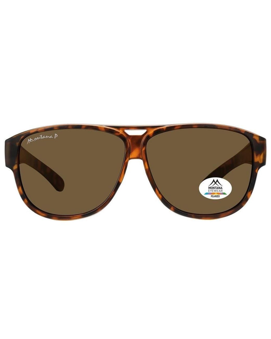 Montana Brown Aviator Matte Tortoise Polarized Fo6