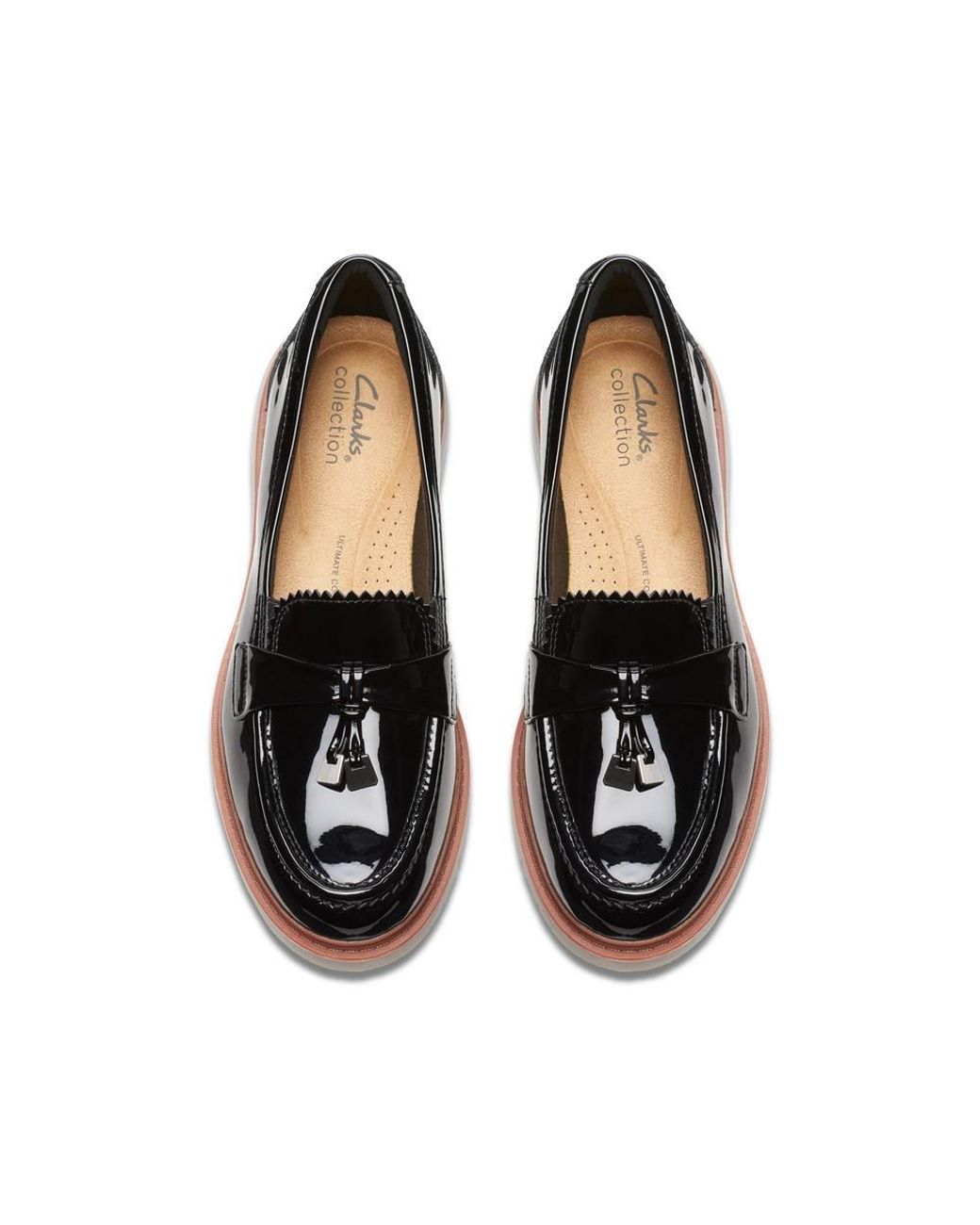 Clarks Black Westlynn Bella Patent Loafers