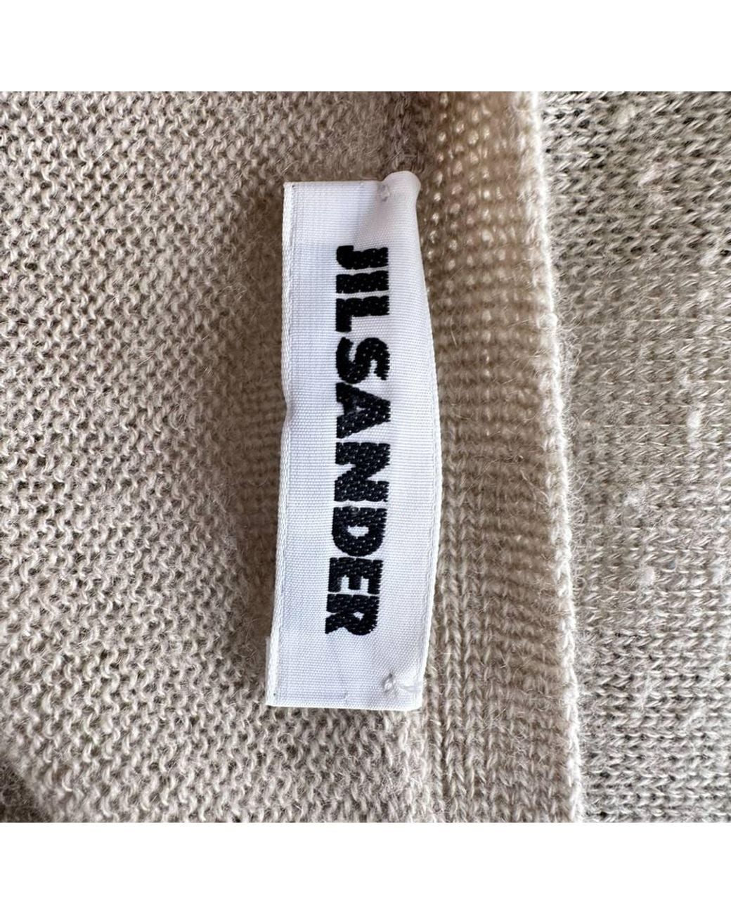Jil Sander Green Preloved Knitted Open Long Cardigan