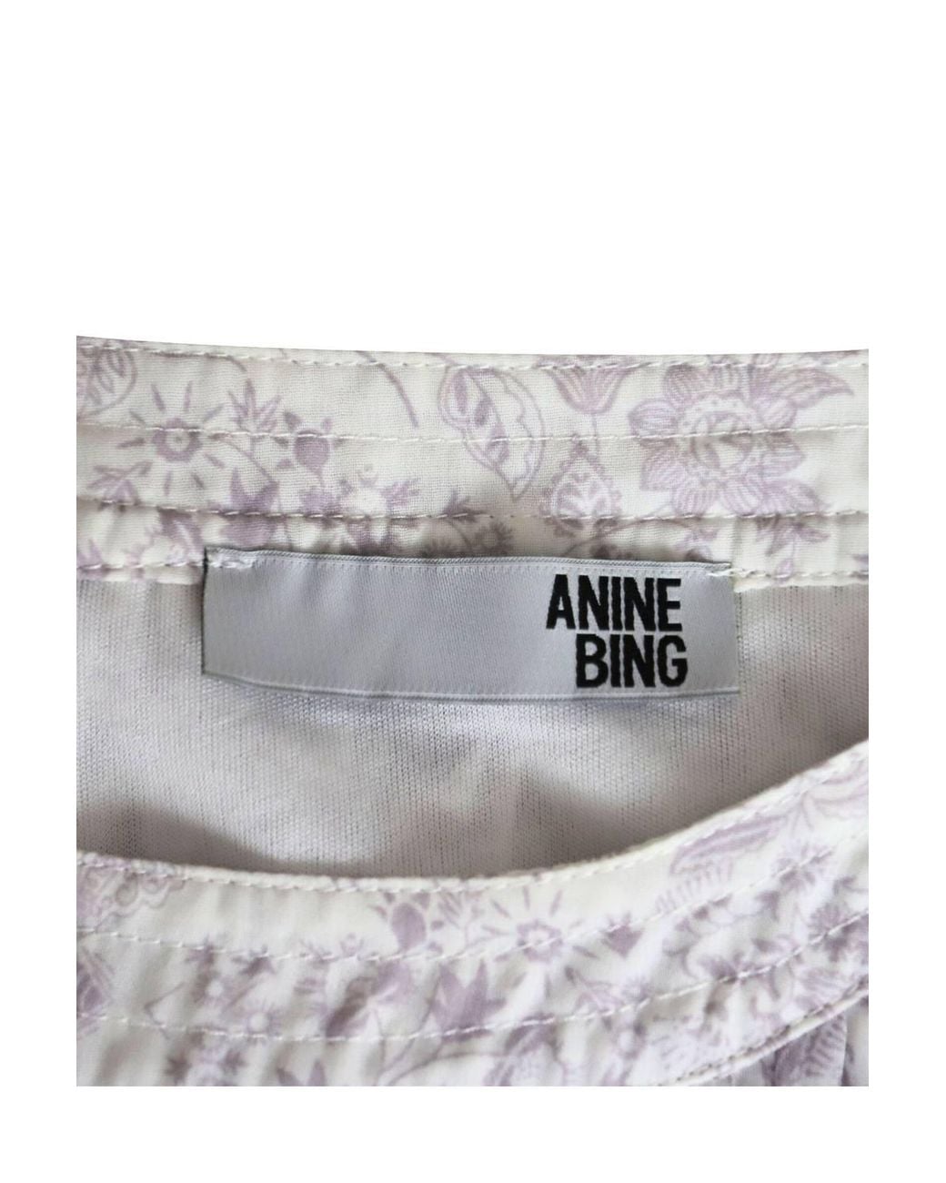 Anine Bing Multicolor Preloved Pleated Dress Floral Print Polyester