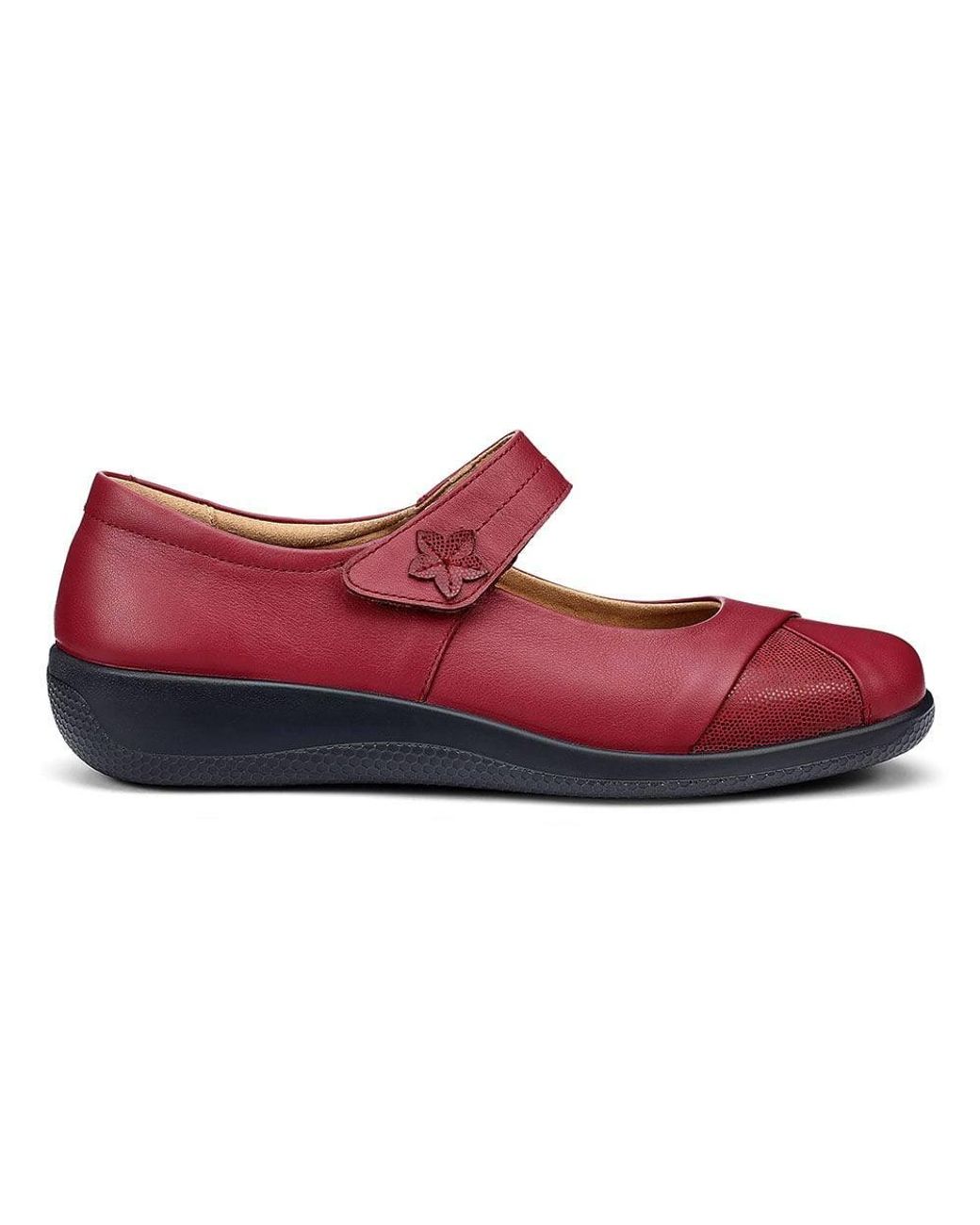 Hotter Red Wide Fit 'Truly' Mary Janes