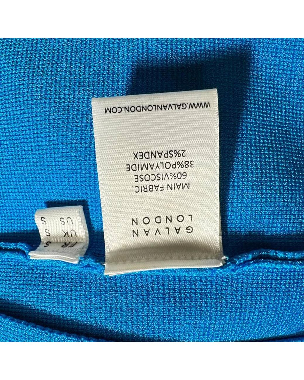 Galvan Blue Preloved London Kali Cutout Midi Dress