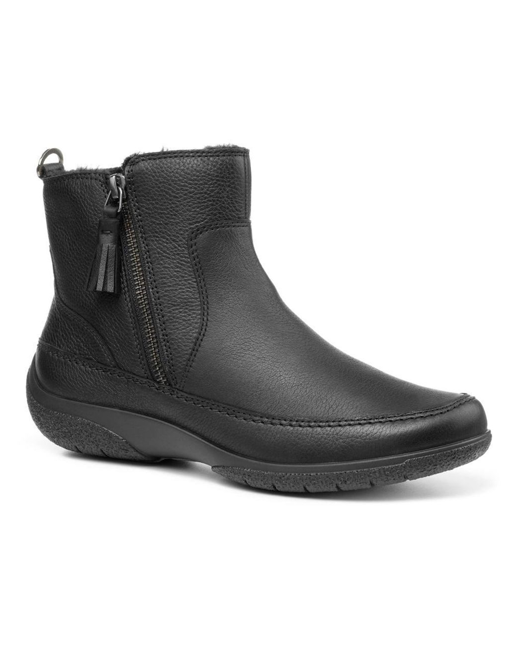 Hotter Black 'Vail' Ankle Boots