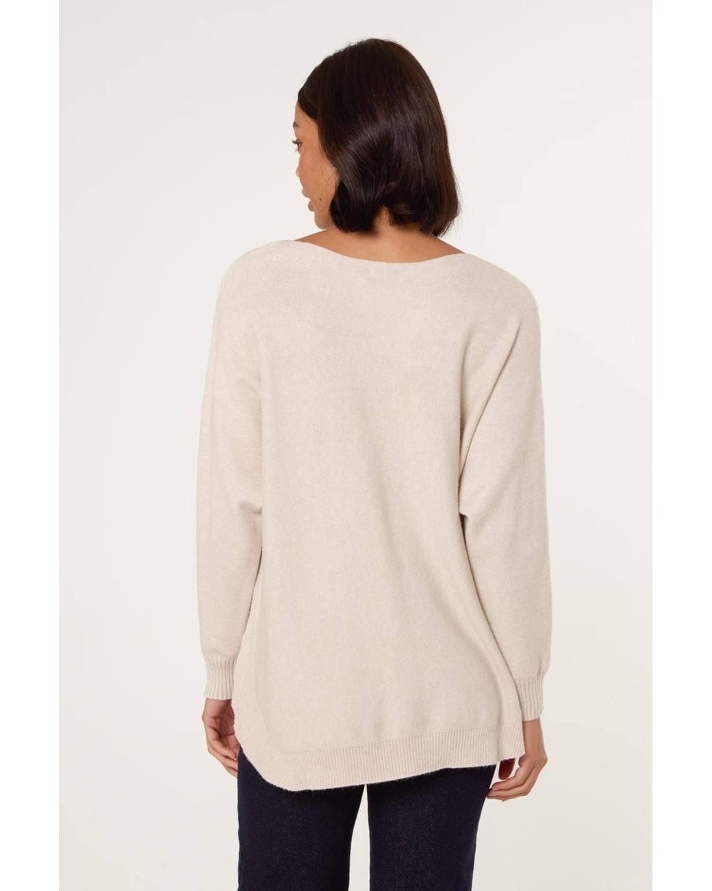 Blue Vanilla Natural Long Sleeve Round Neck Jumper