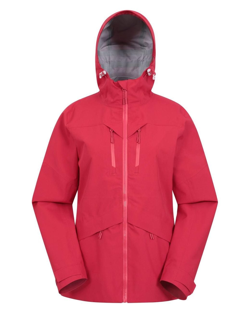 Mountain Warehouse Red 'Rhine Extreme' Waterproof Breathable Hooded 3 Layer Winter Jacket