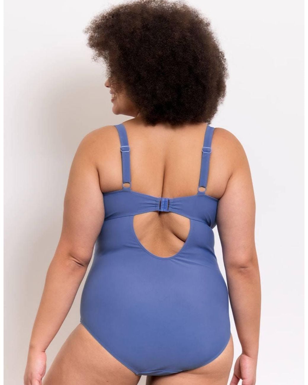 ADELIA Blue Calypso Plunge Control Underwired Swimsuit