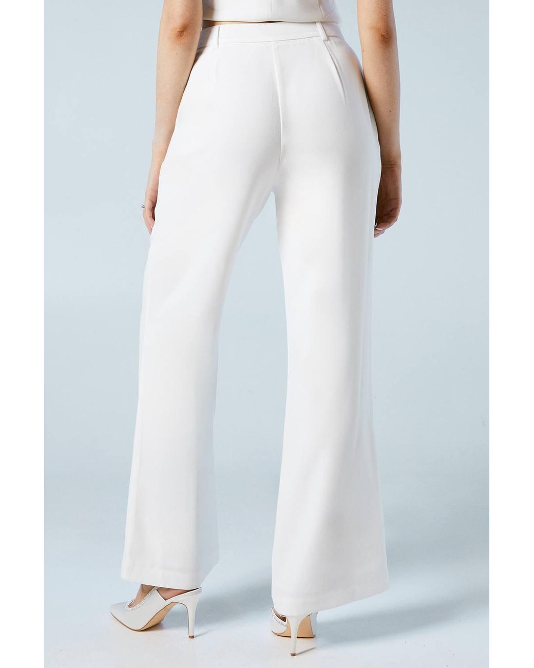 Coast White Premium Flare Bridal Pants
