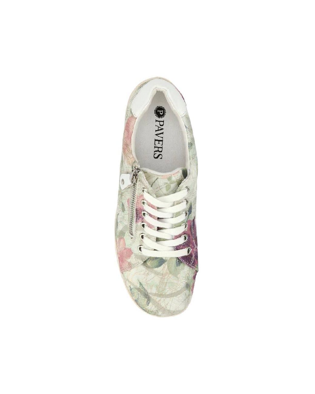 Pavers White Casual Dual-Fasten Trainers