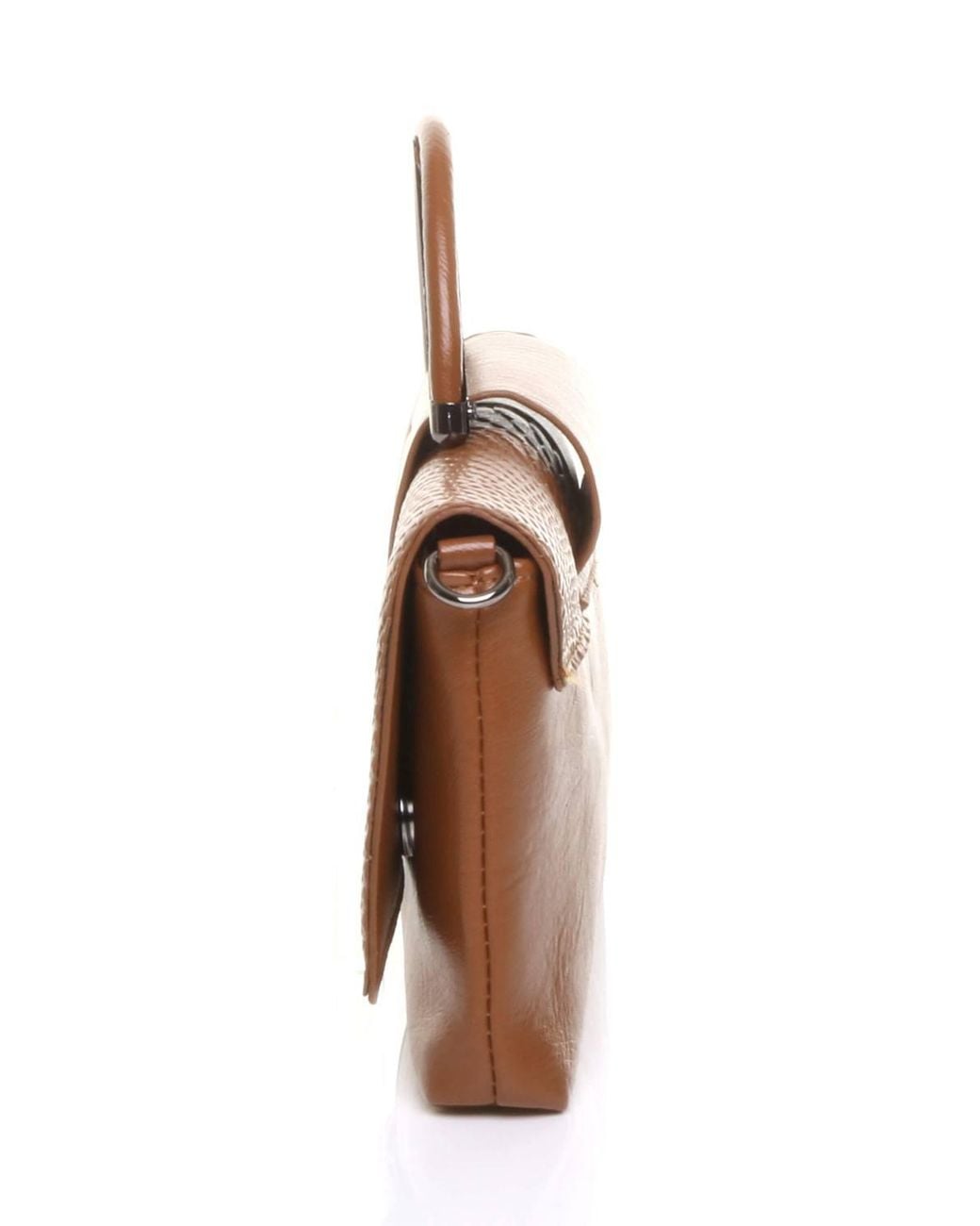 AJVANI Brown Snake Smart Casual Shoulder Strap Envelope Bag