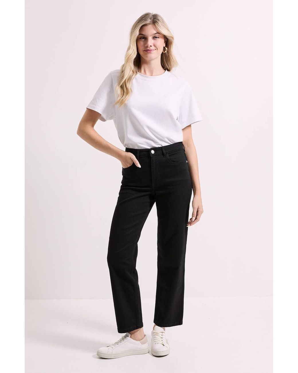 Dorothy Perkins Black Mom Denim Jean