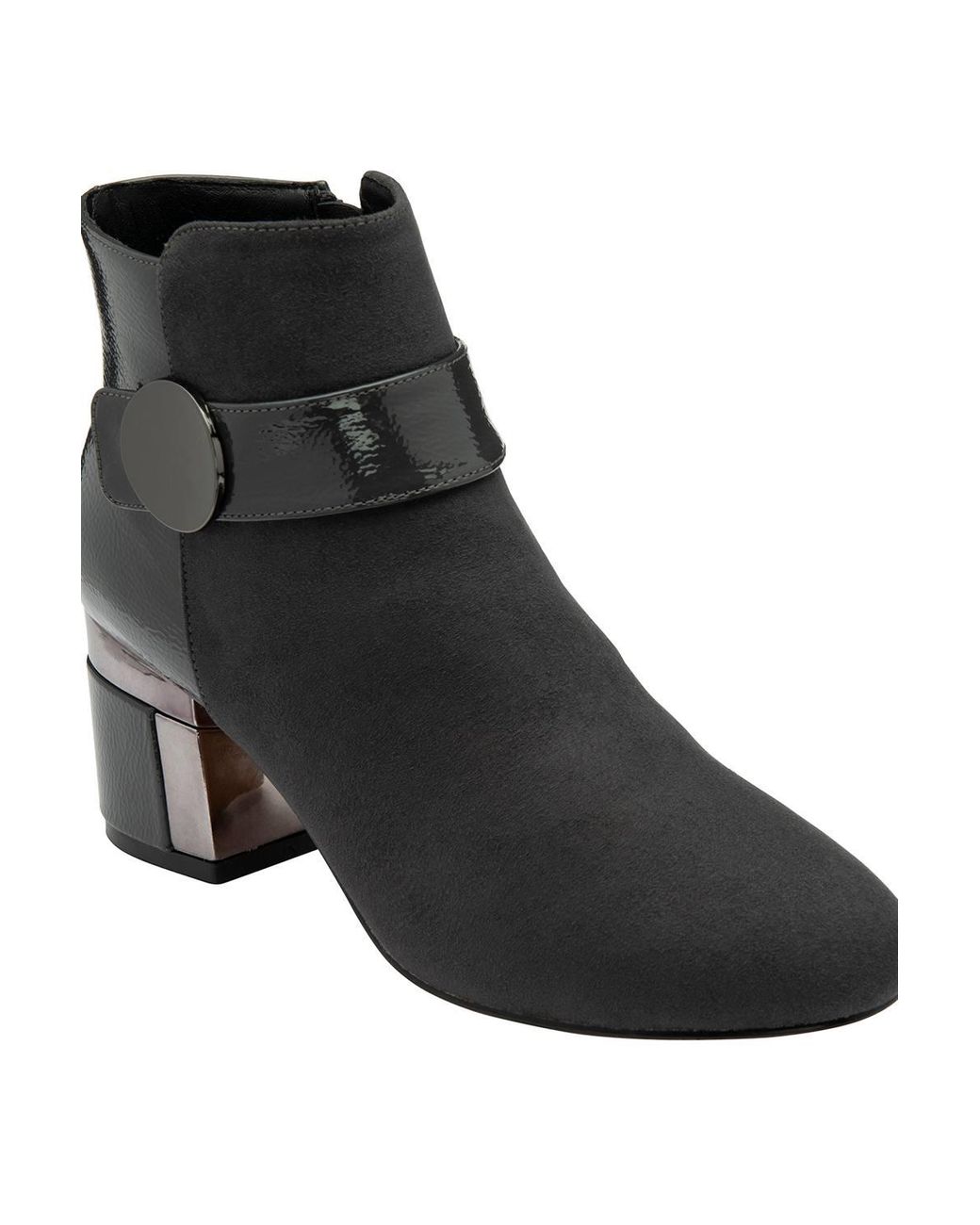 Lotus Black 'Kirsty' Heeled Ankle Boots