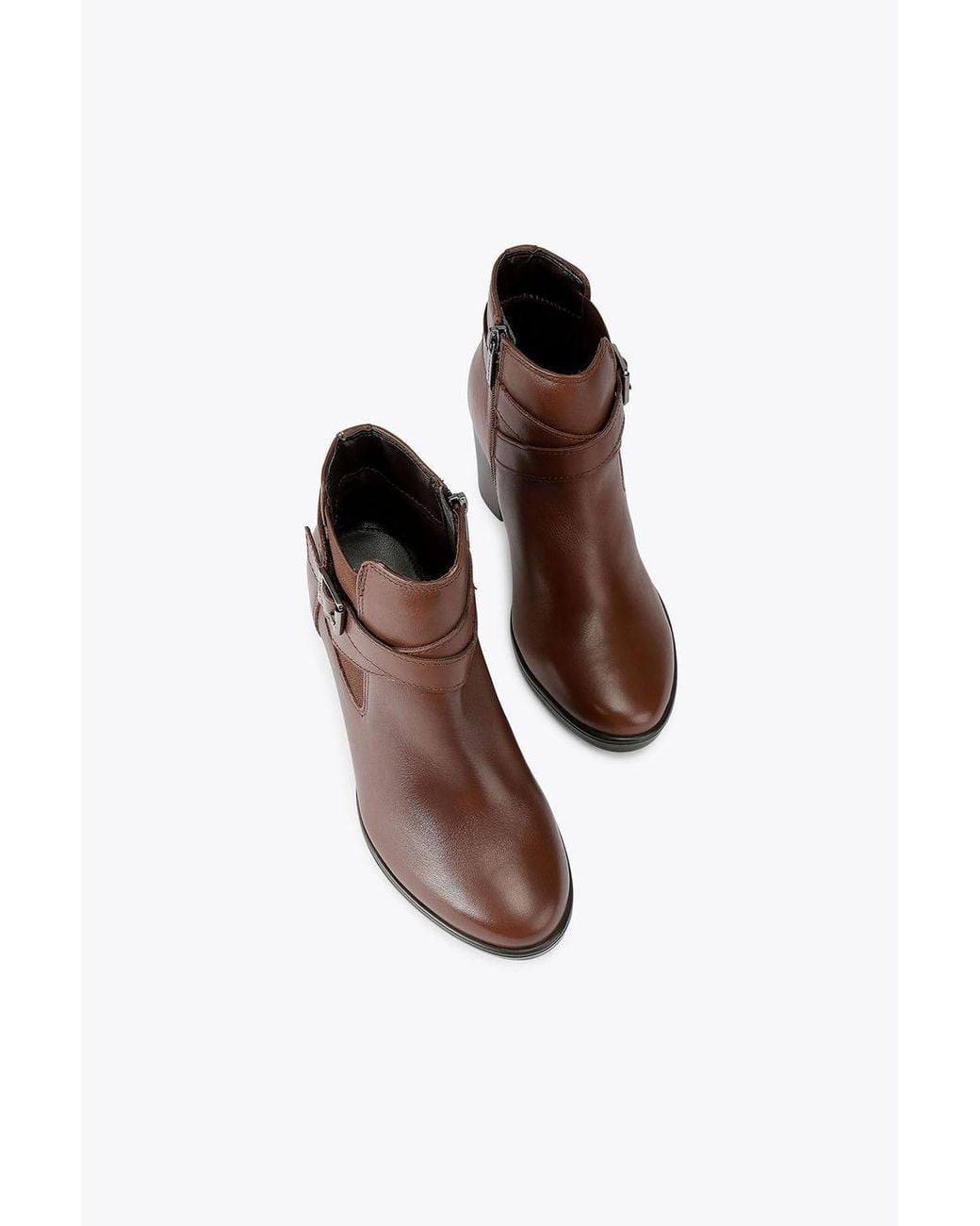 Carvela Kurt Geiger Brown Ankle Wide Fit' Leather Boots