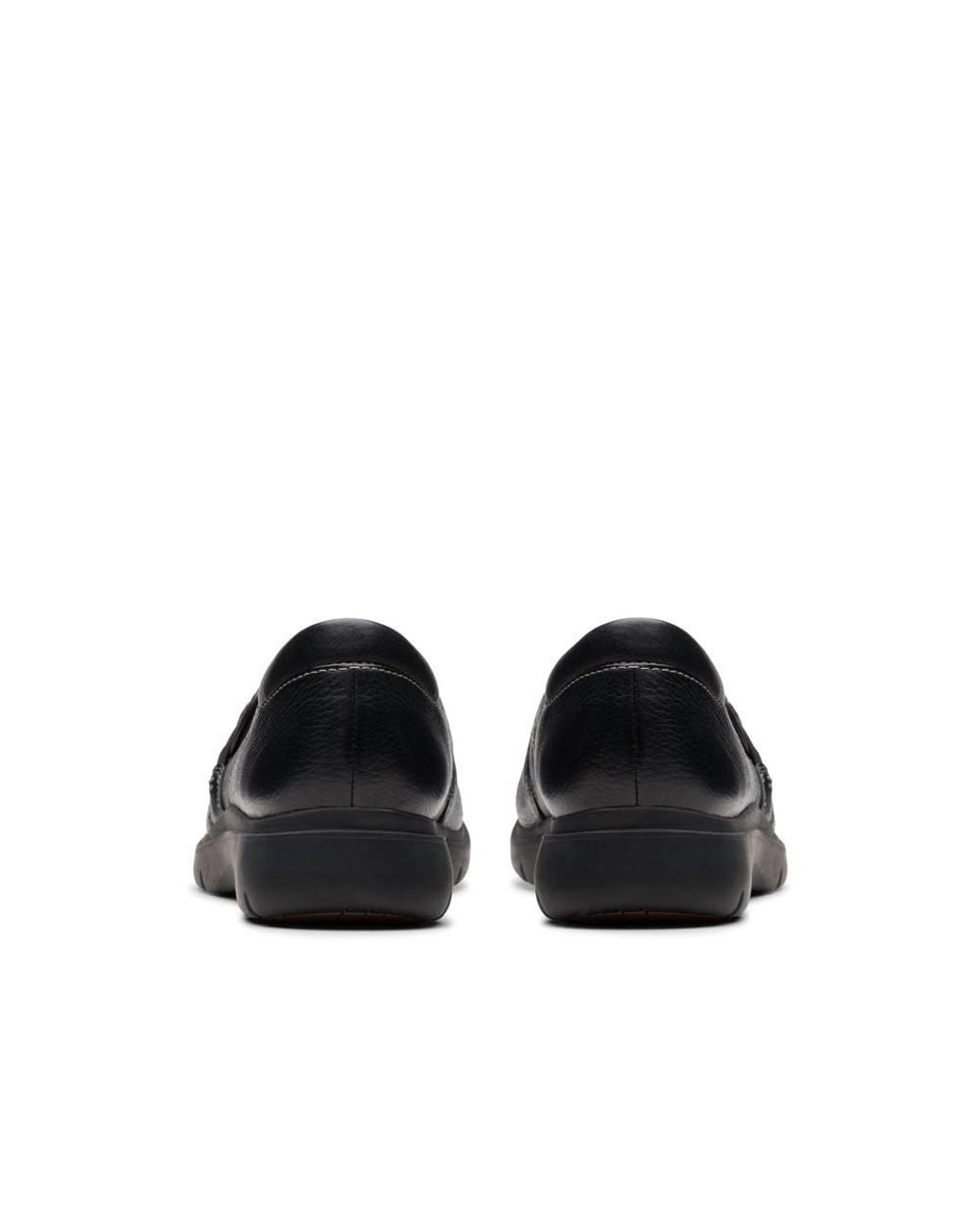 Clarks Black Certina Ease Leather Slip Ons