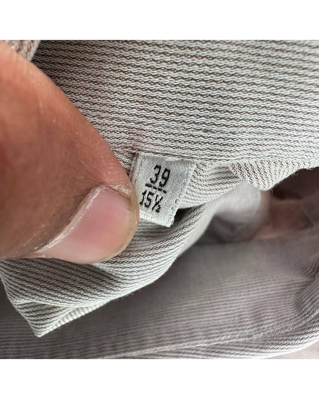 Giorgio Armani Gray Preloved Le Collezioni Button-Down Shirt for men