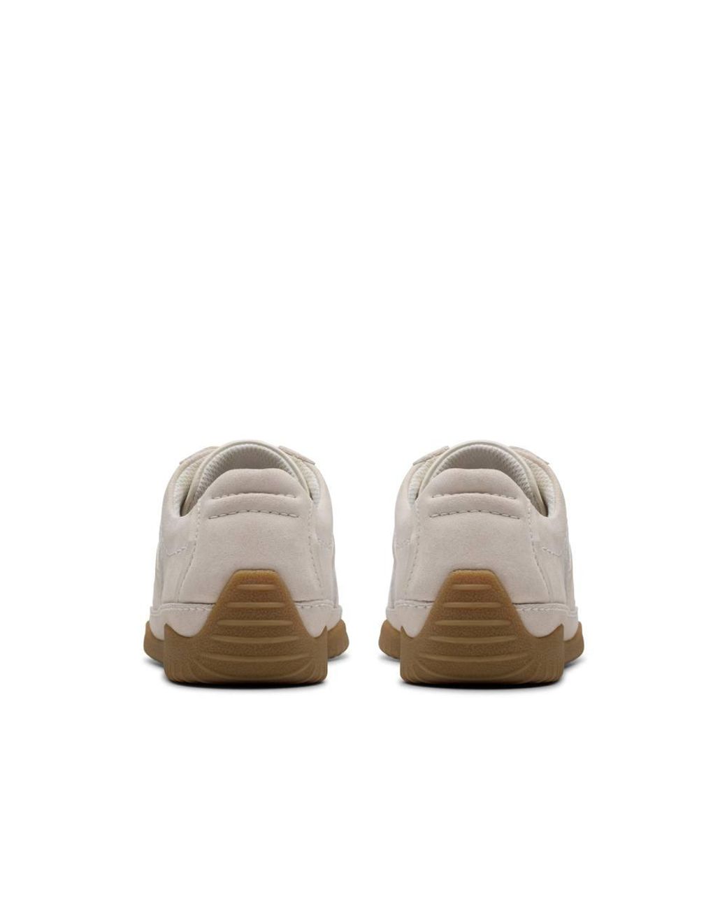 Clarks White Meridor Lo Combination Trainers