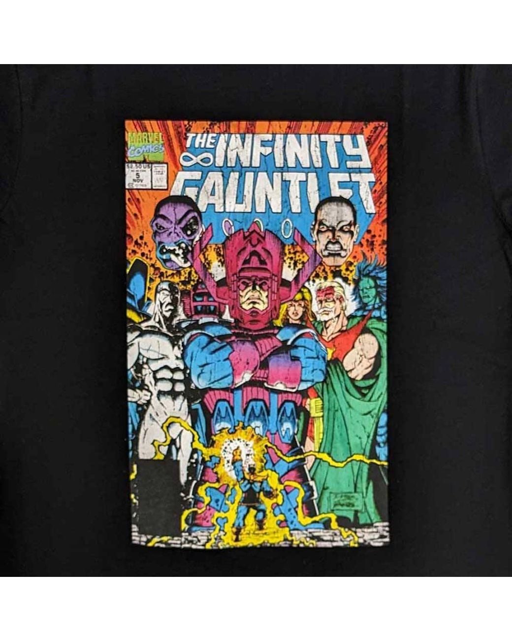 Marvel Gray Infinity Gauntlet T-Shirt
