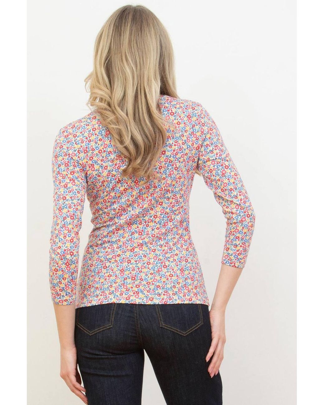 Kite Multicolor Cheselbourne 3/4 Sleeve Jersey Top