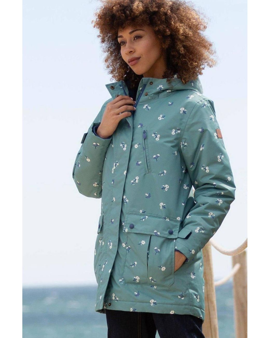 Kite Blue Horton Cosy Waterproof Coat
