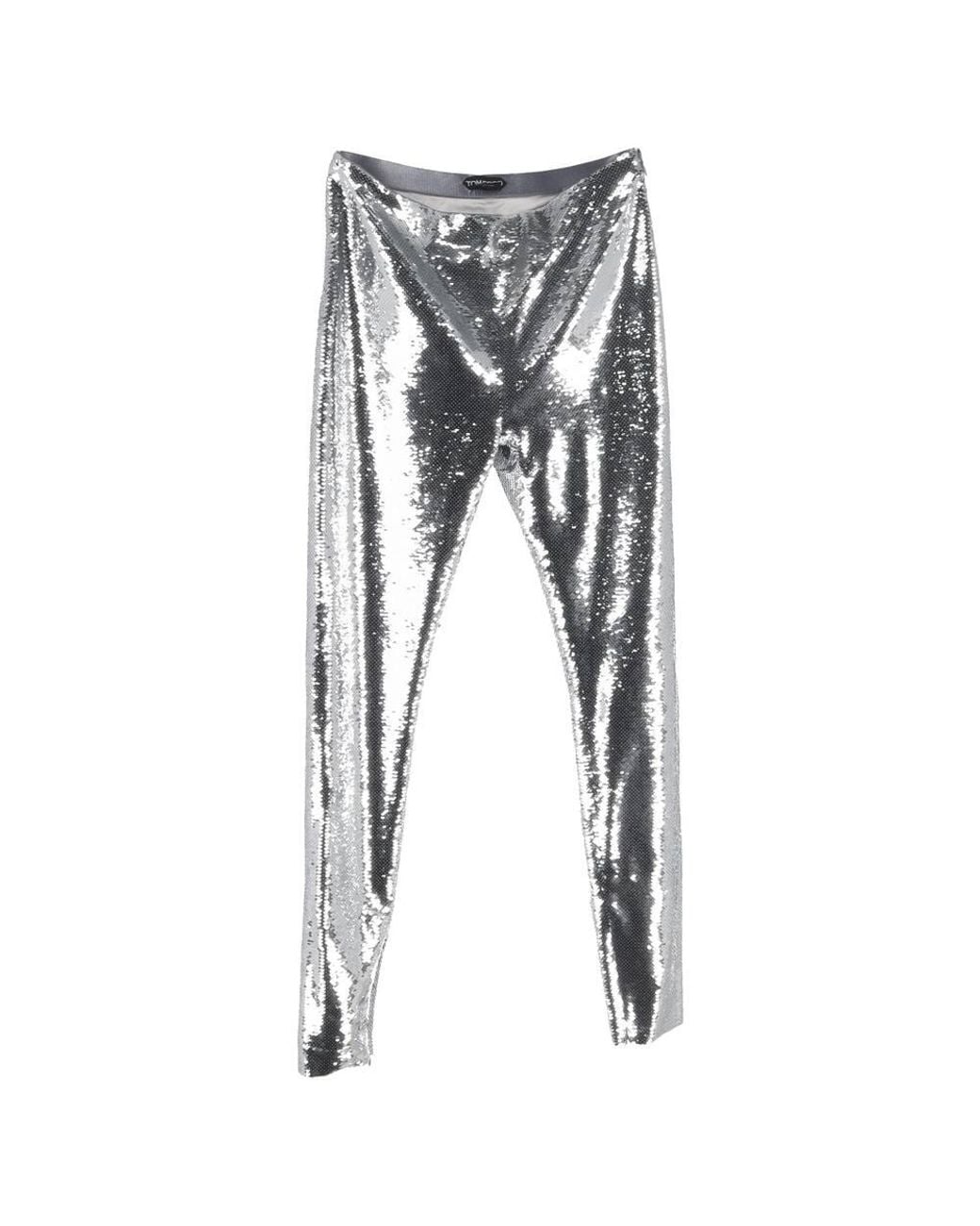 Tom Ford Black Preloved Sequined Leggings