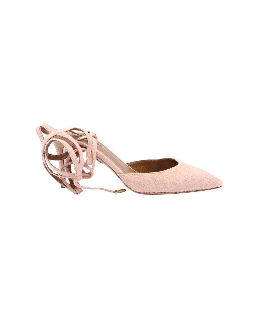 Aquazzura Pink Preloved Amanda 75 Pumps