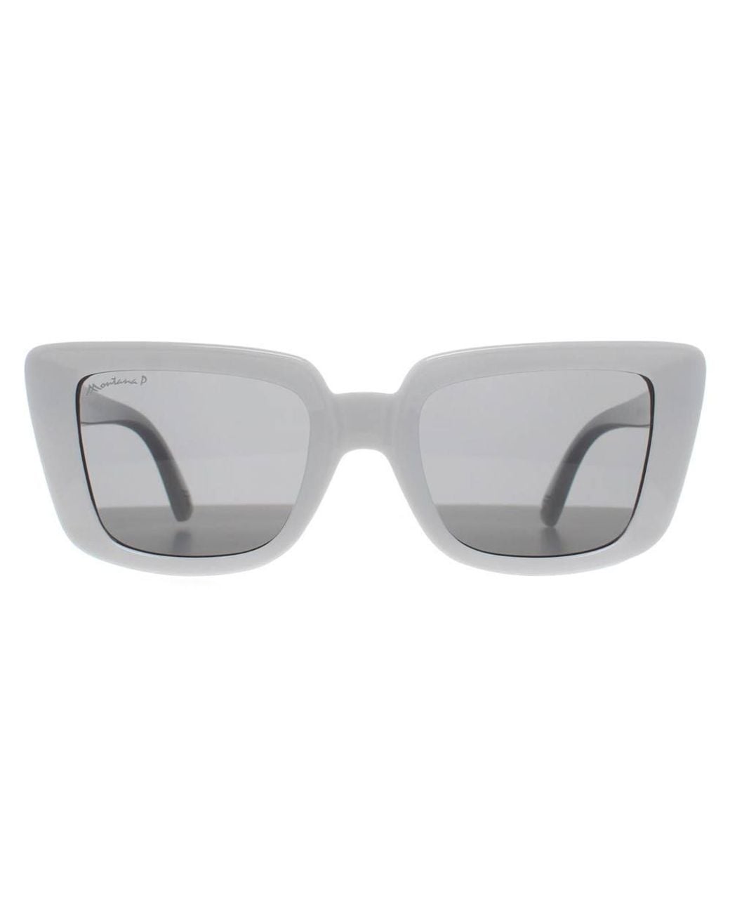 Montana Gray Rectangle Shiny Smoke Polarized Mp193