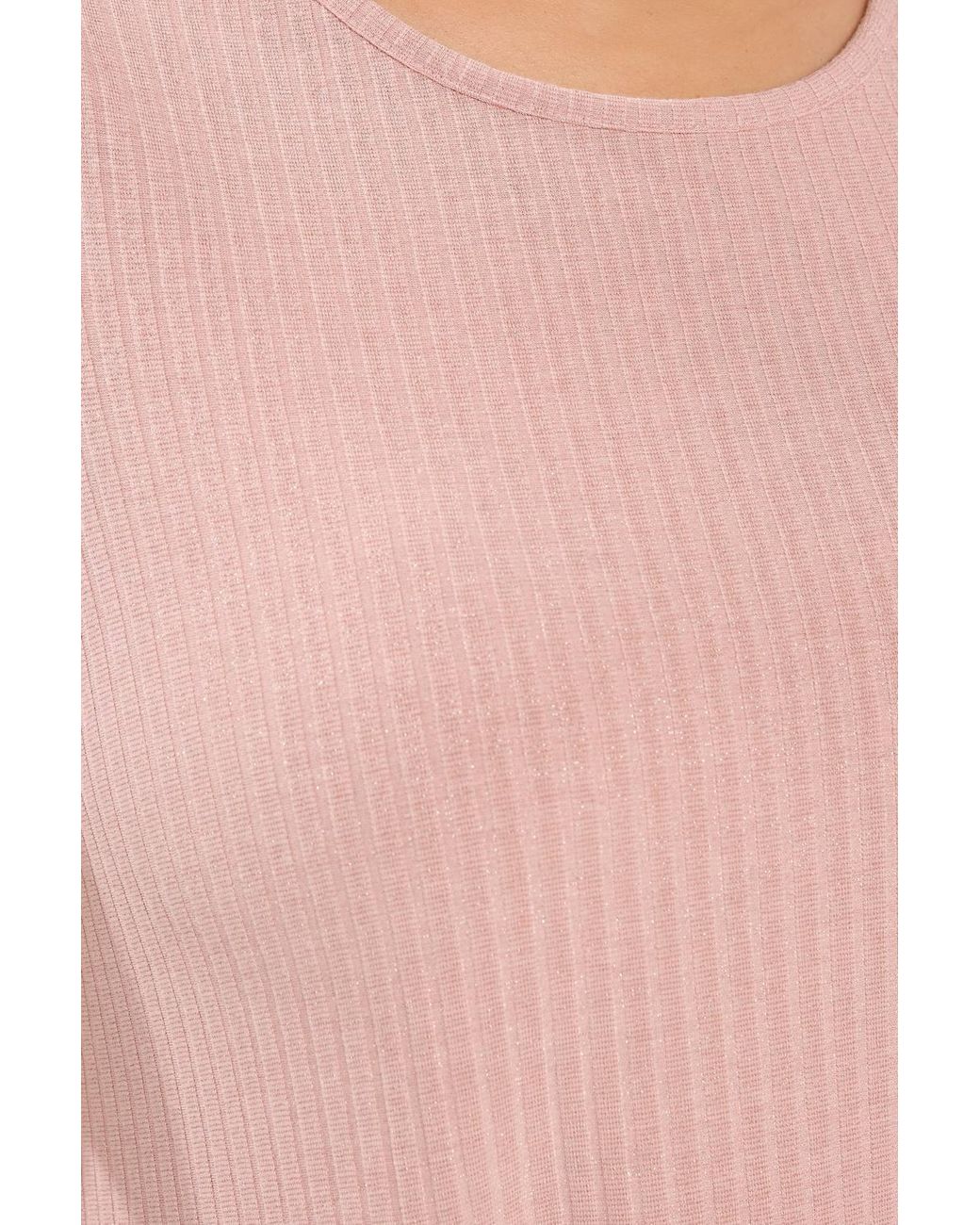 Yours Pink Shimmer Swing T-Shirt