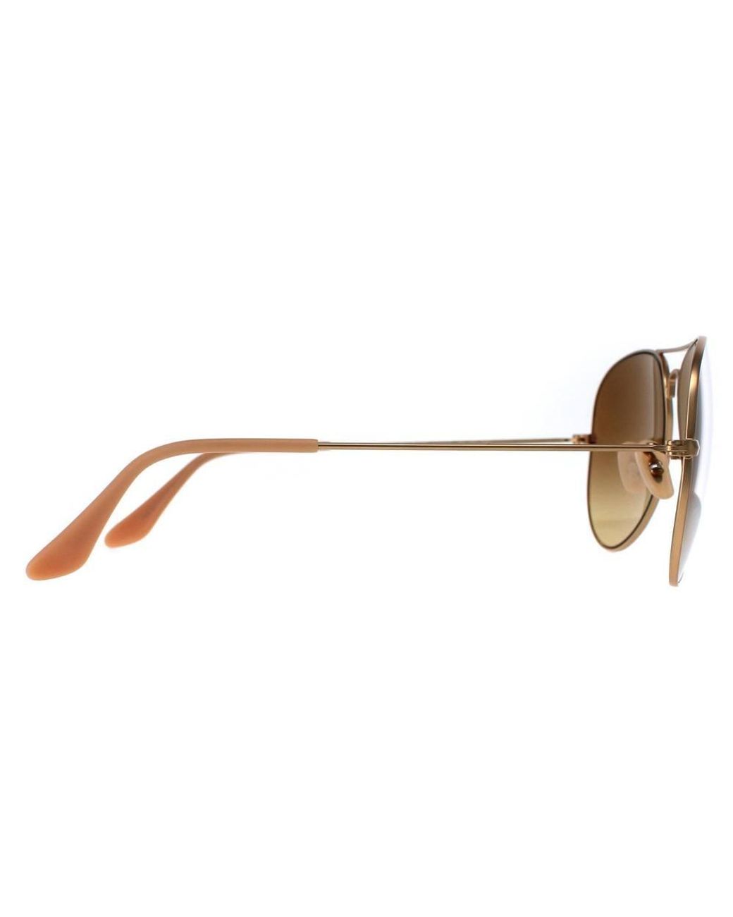 Ray-Ban Brown Aviator Matt Gradient Sunglasses