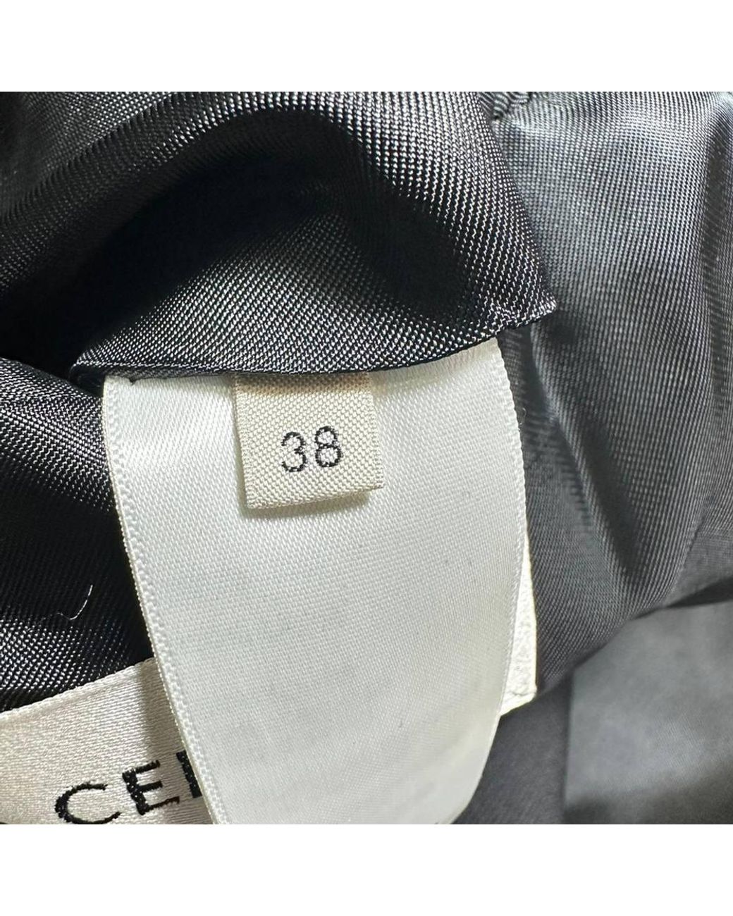 Céline Gray Preloved Single-Breasted Classic Blazer