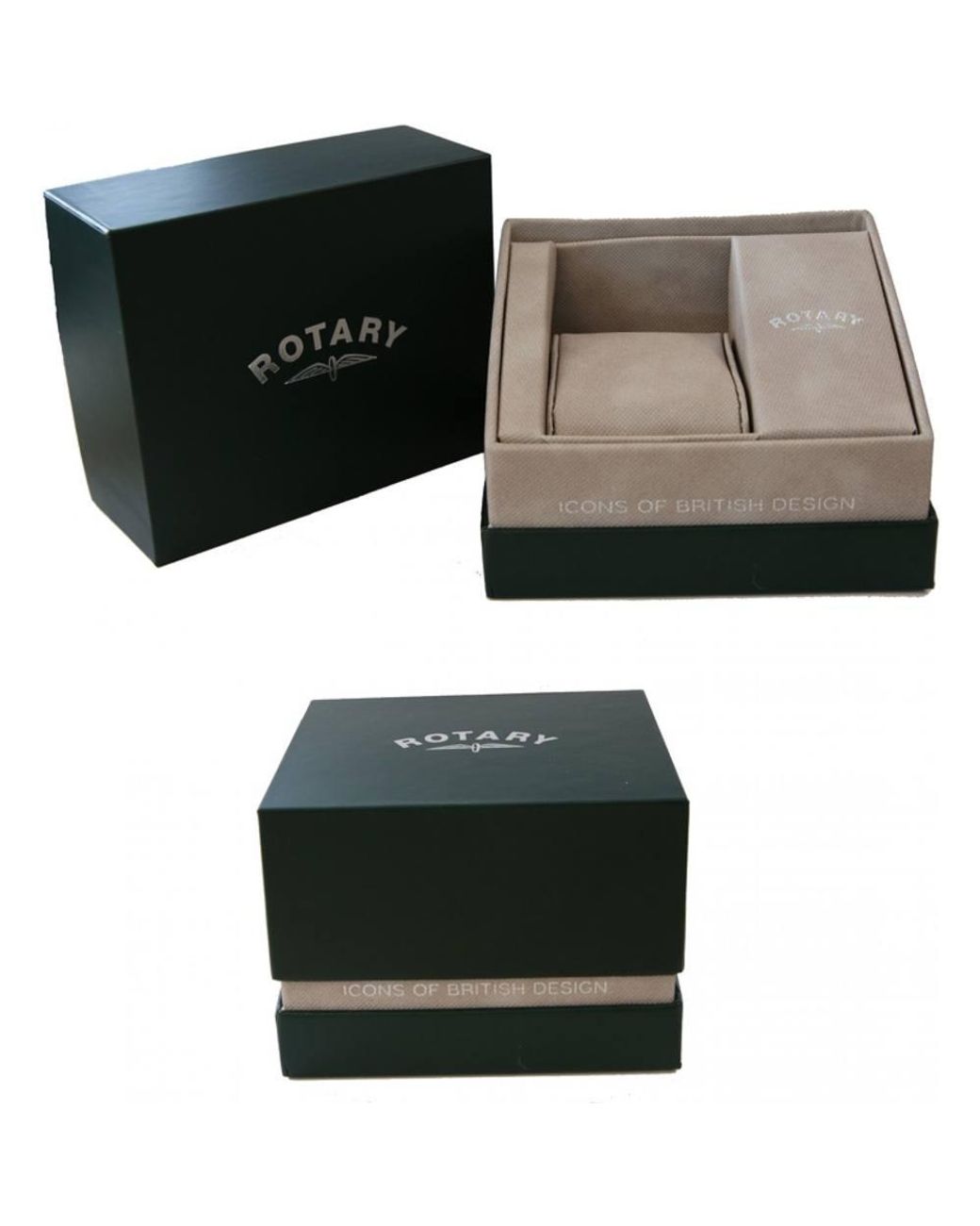 Rotary Metallic Rlb10008-07 Heritage 28Mm Quartz Watch