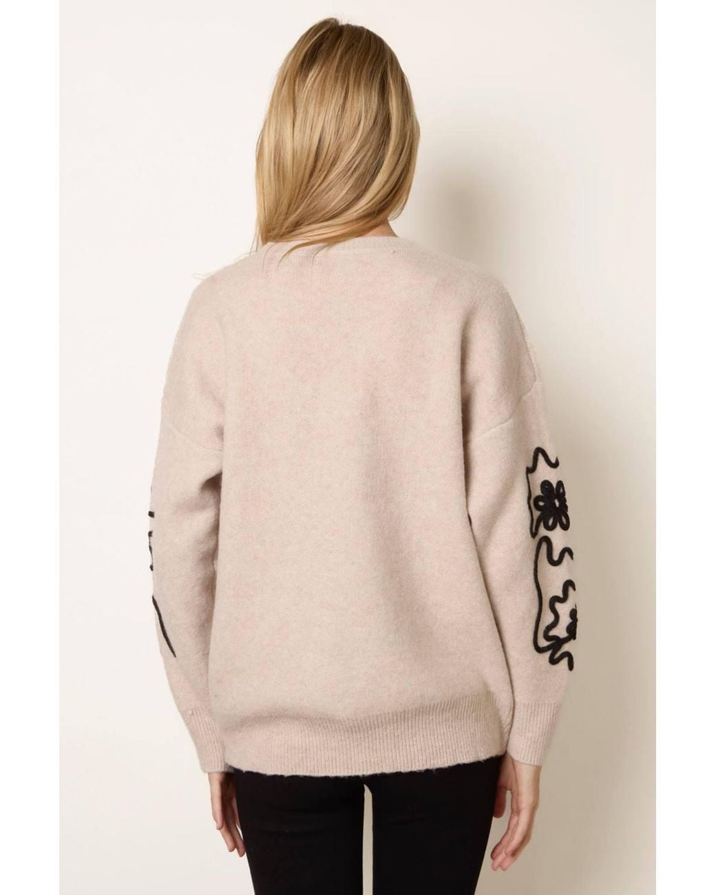 Blue Vanilla Natural Long Sleeve Round Neck Jumper