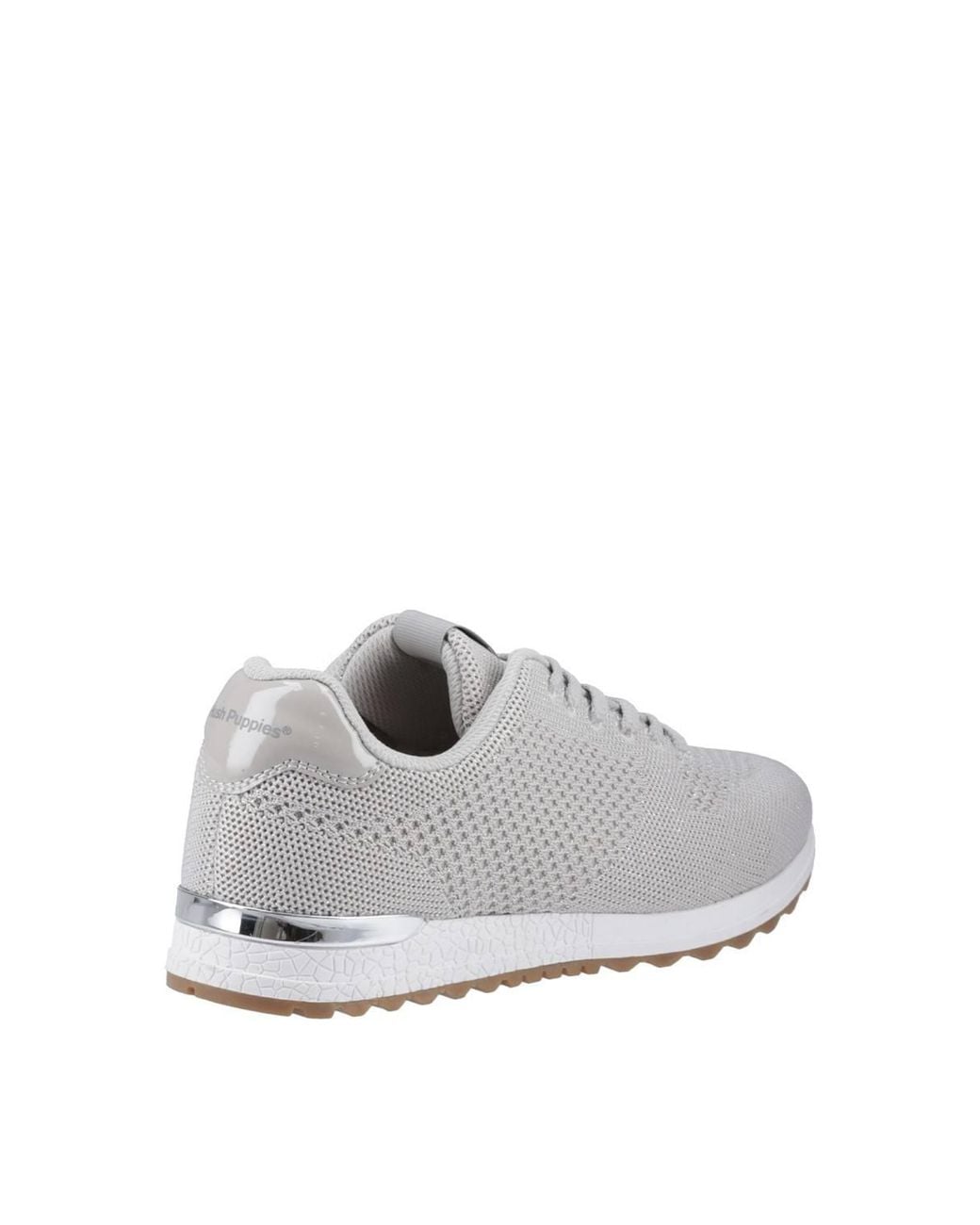 Hush Puppies White Katrina Trainer