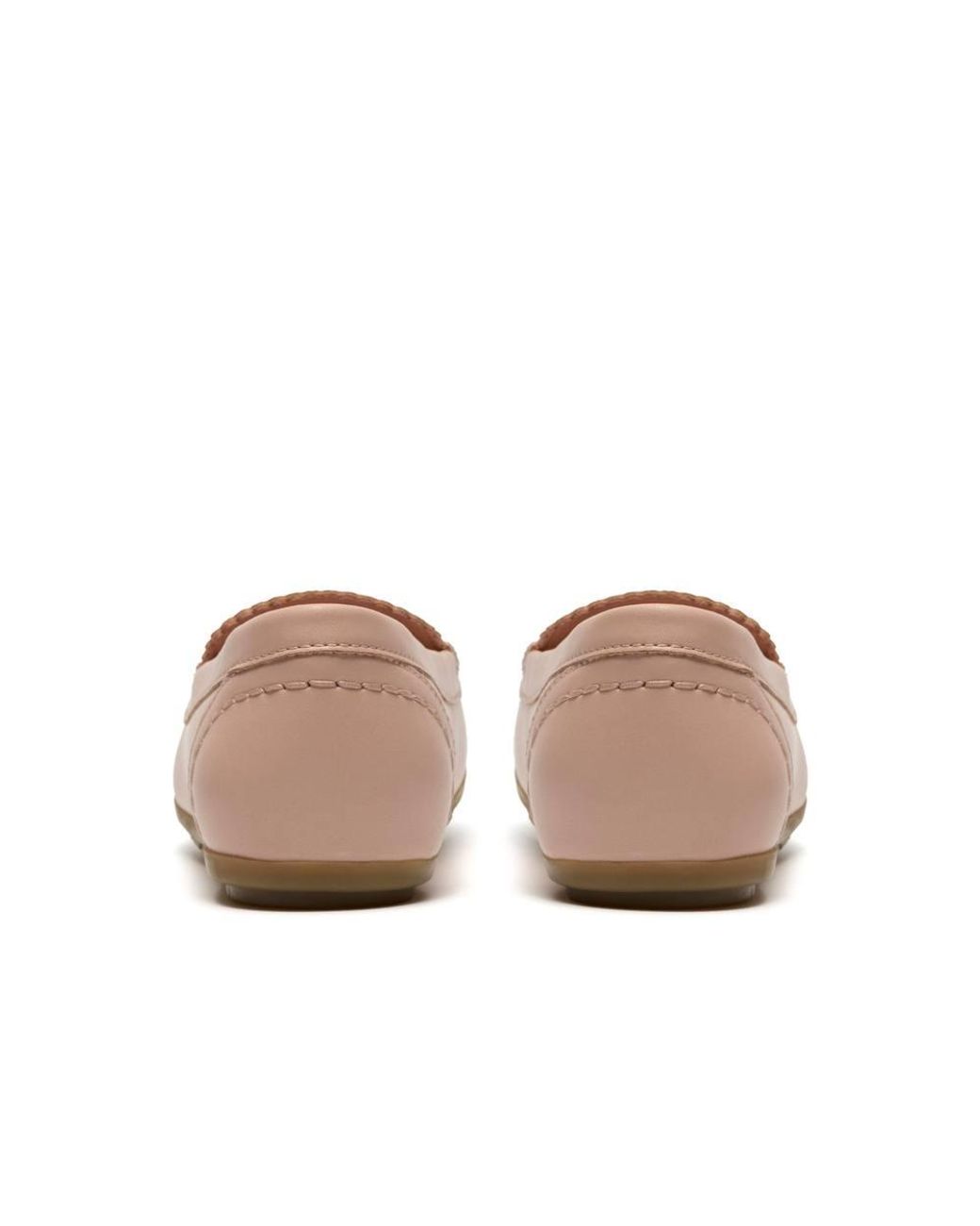 Clarks Pink Elliotte Step Leather Loafers, Slip Ons, Moccasins