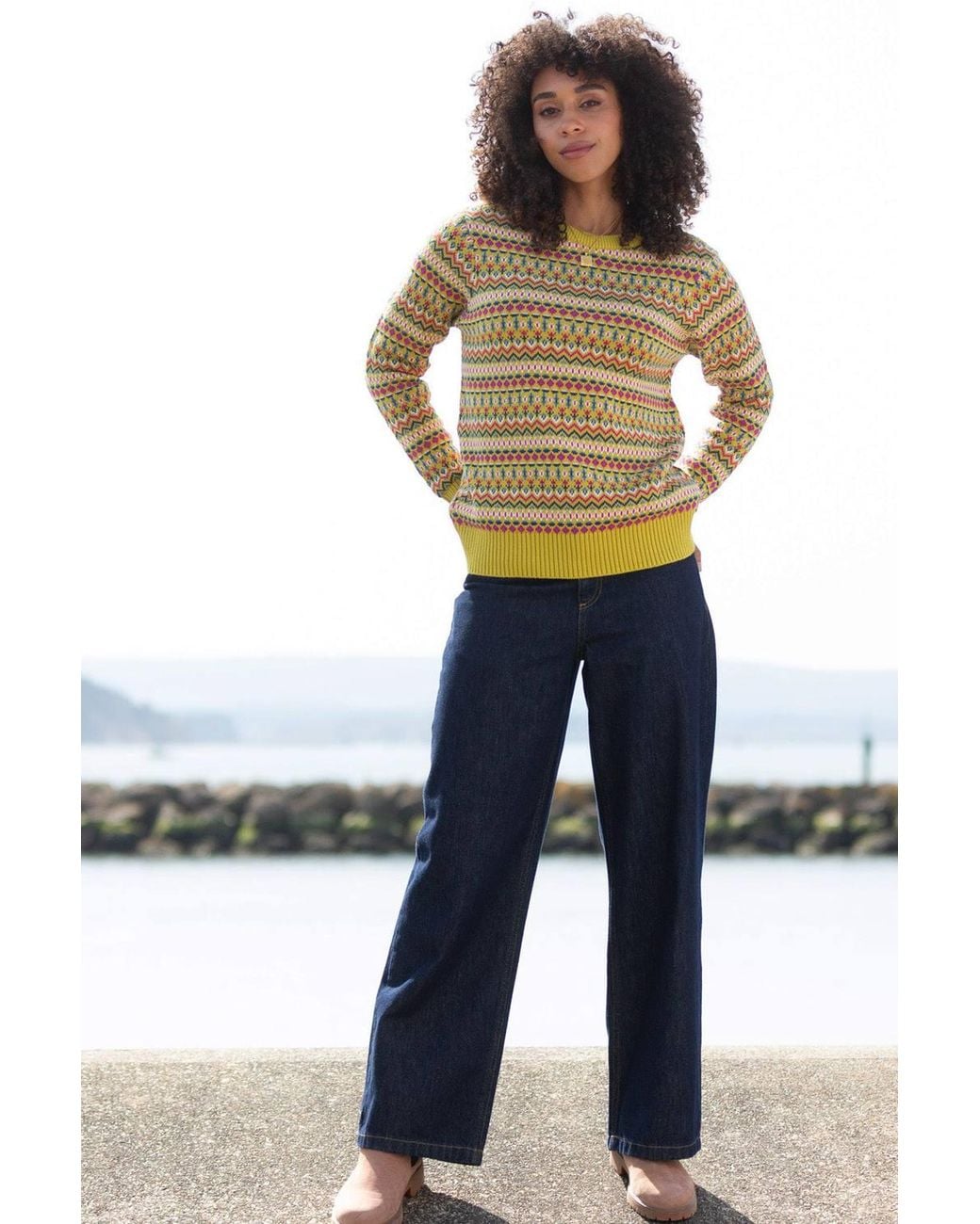 Kite Black Fair Isle Puncknowle Knit Jumper