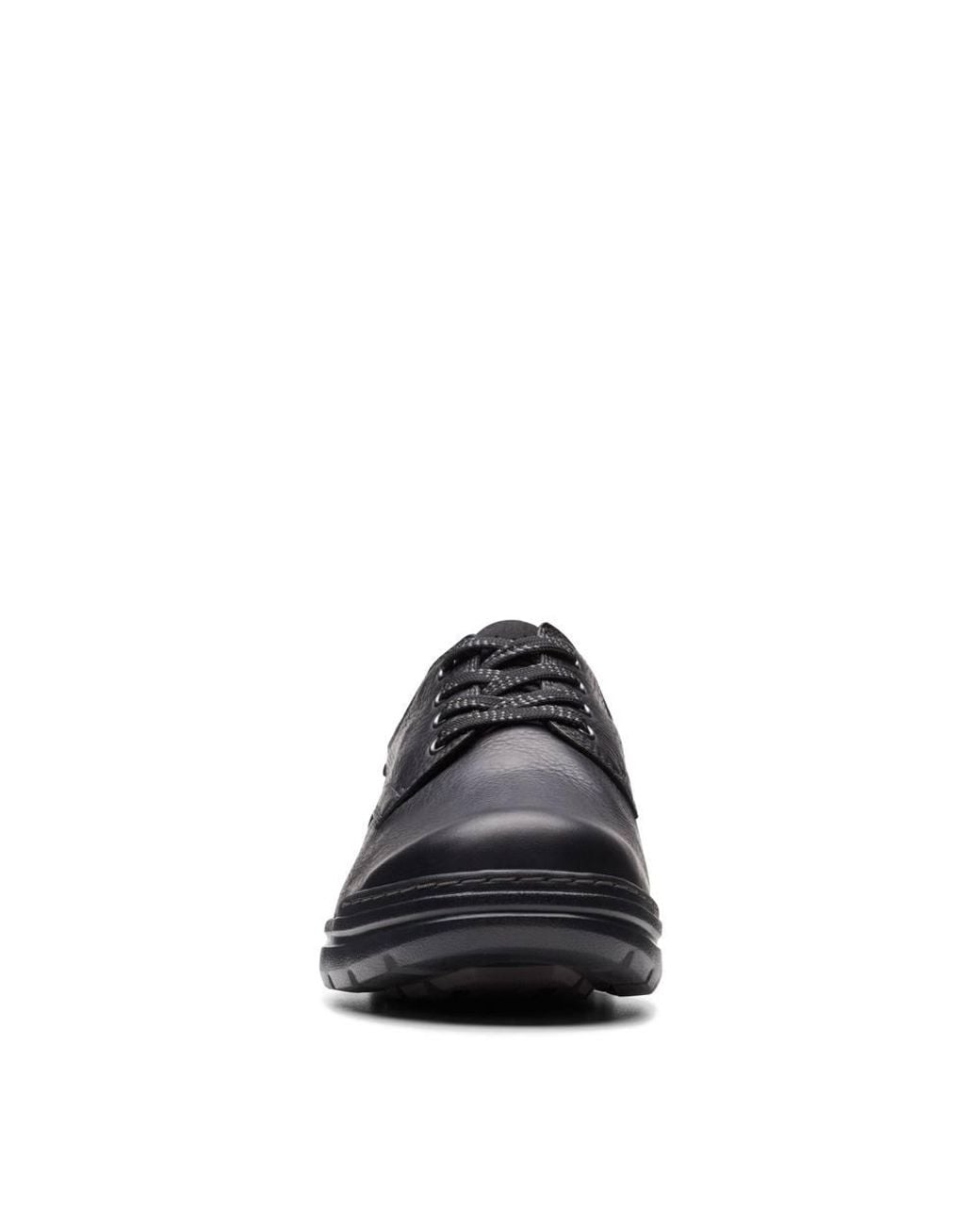 Clarks Black Rockie Walk Gore-Tex Leather Derby Shoes, Lace Up for men