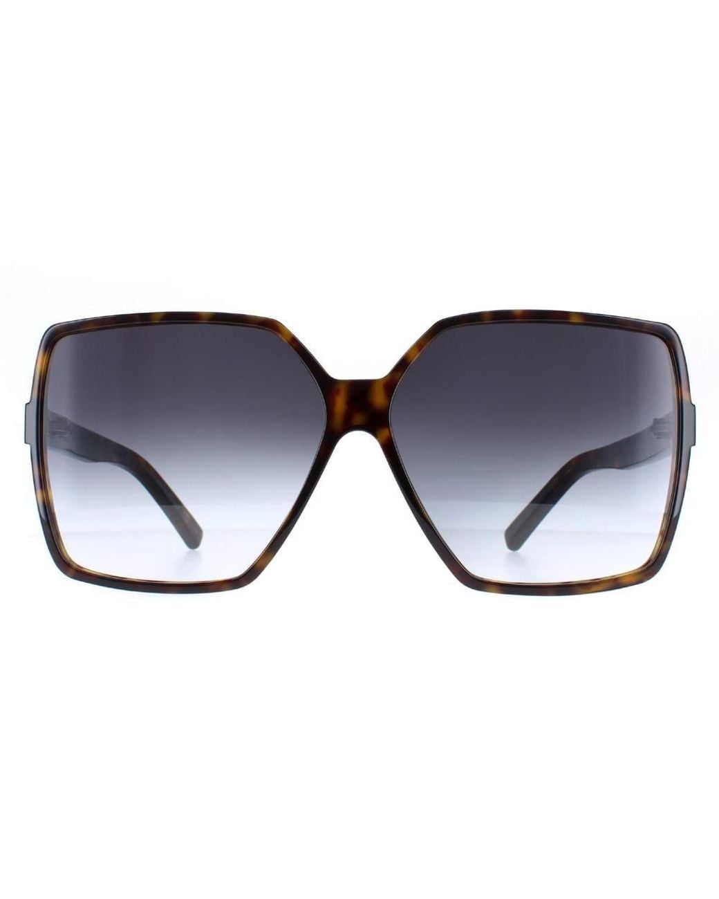 Saint Laurent Black Square Havana Gradient Sl 232-Betty