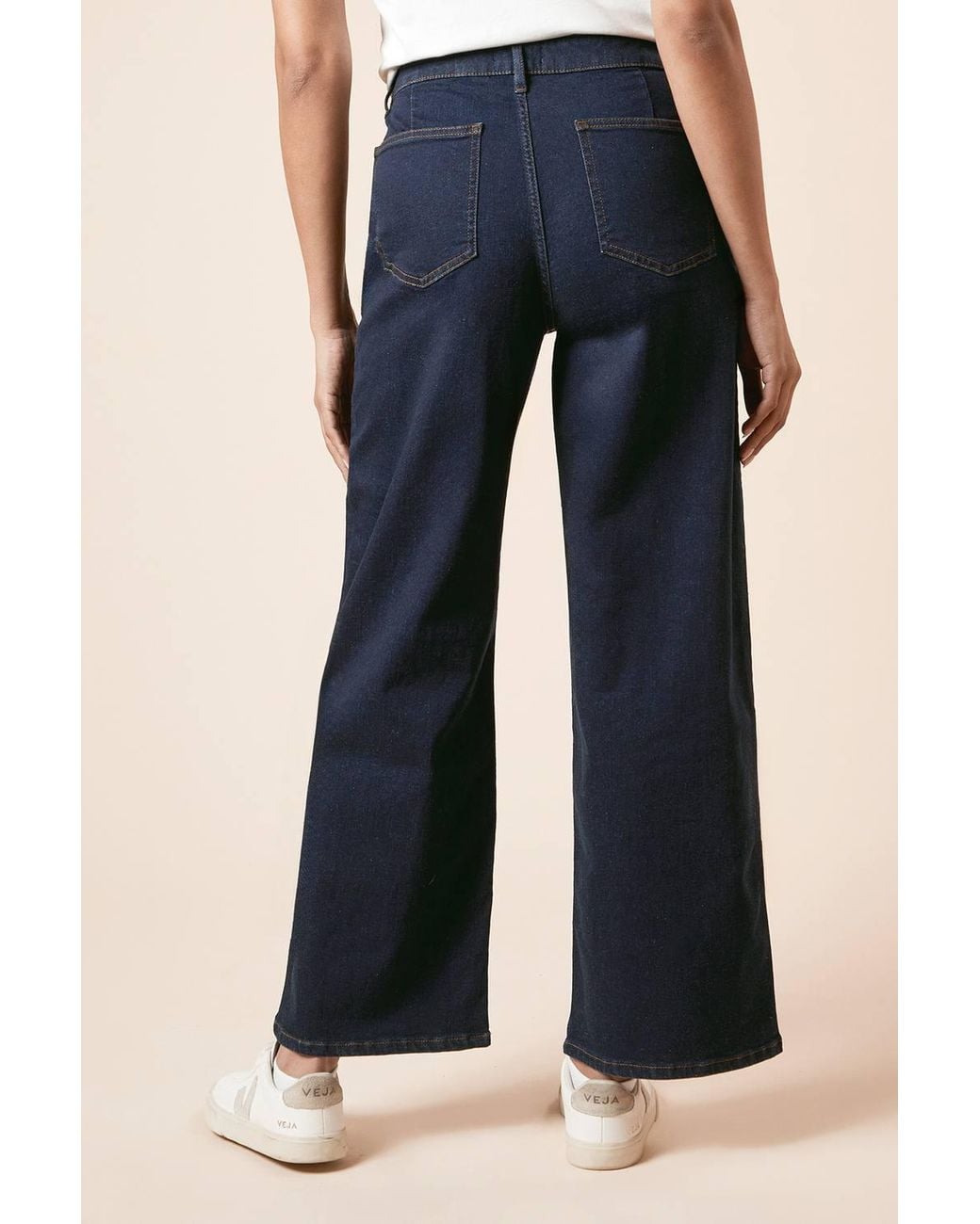 Dorothy Perkins Blue Wide Leg Denim Jeans