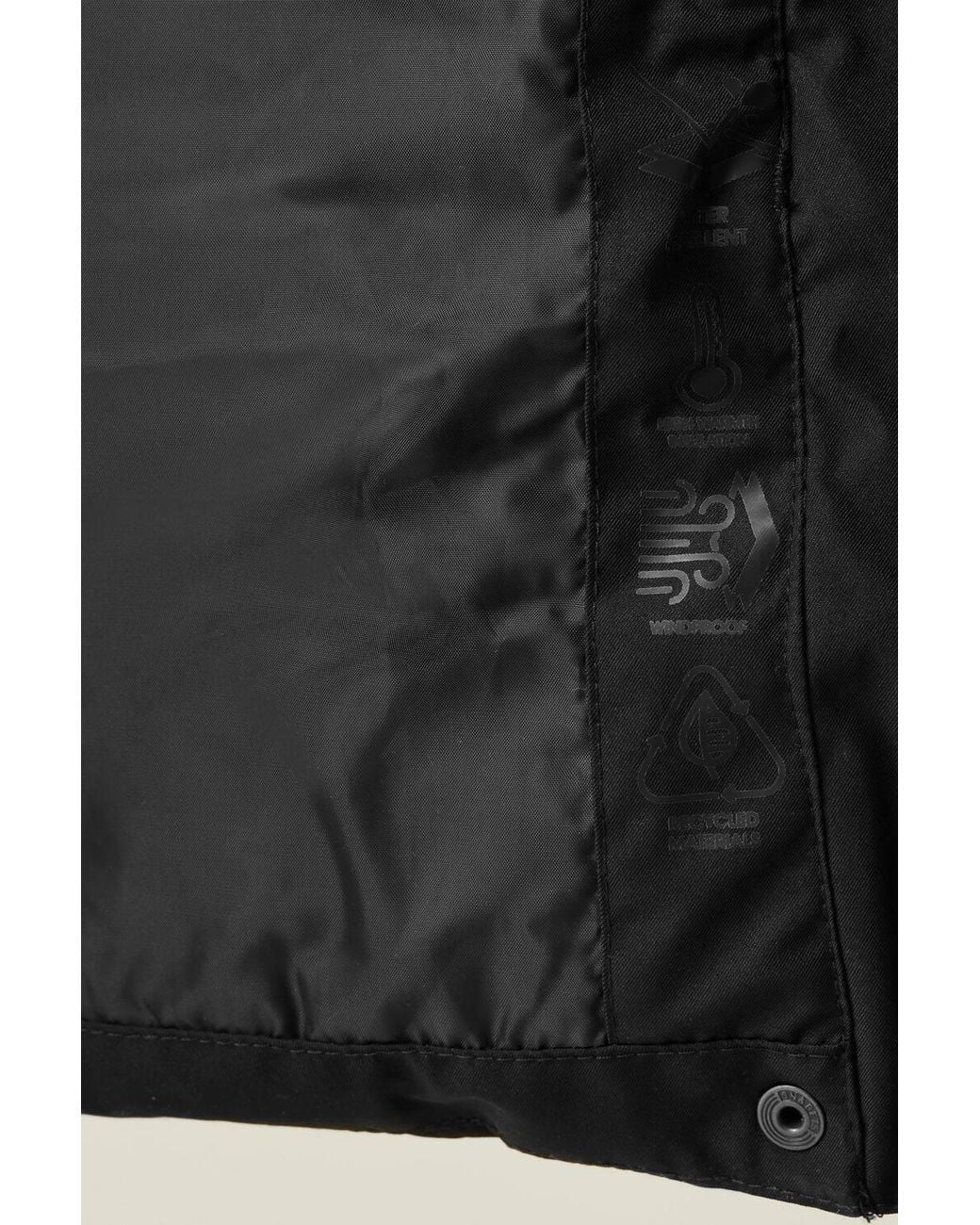 Dare 2b Black Wander Waterproof Longline Padded Jacket