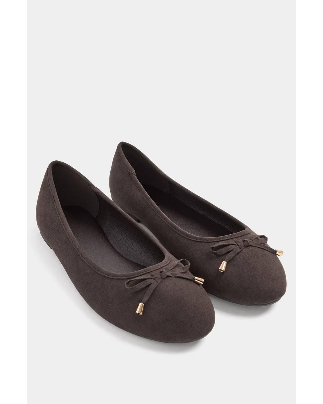 Yours Blue Ballet Flats