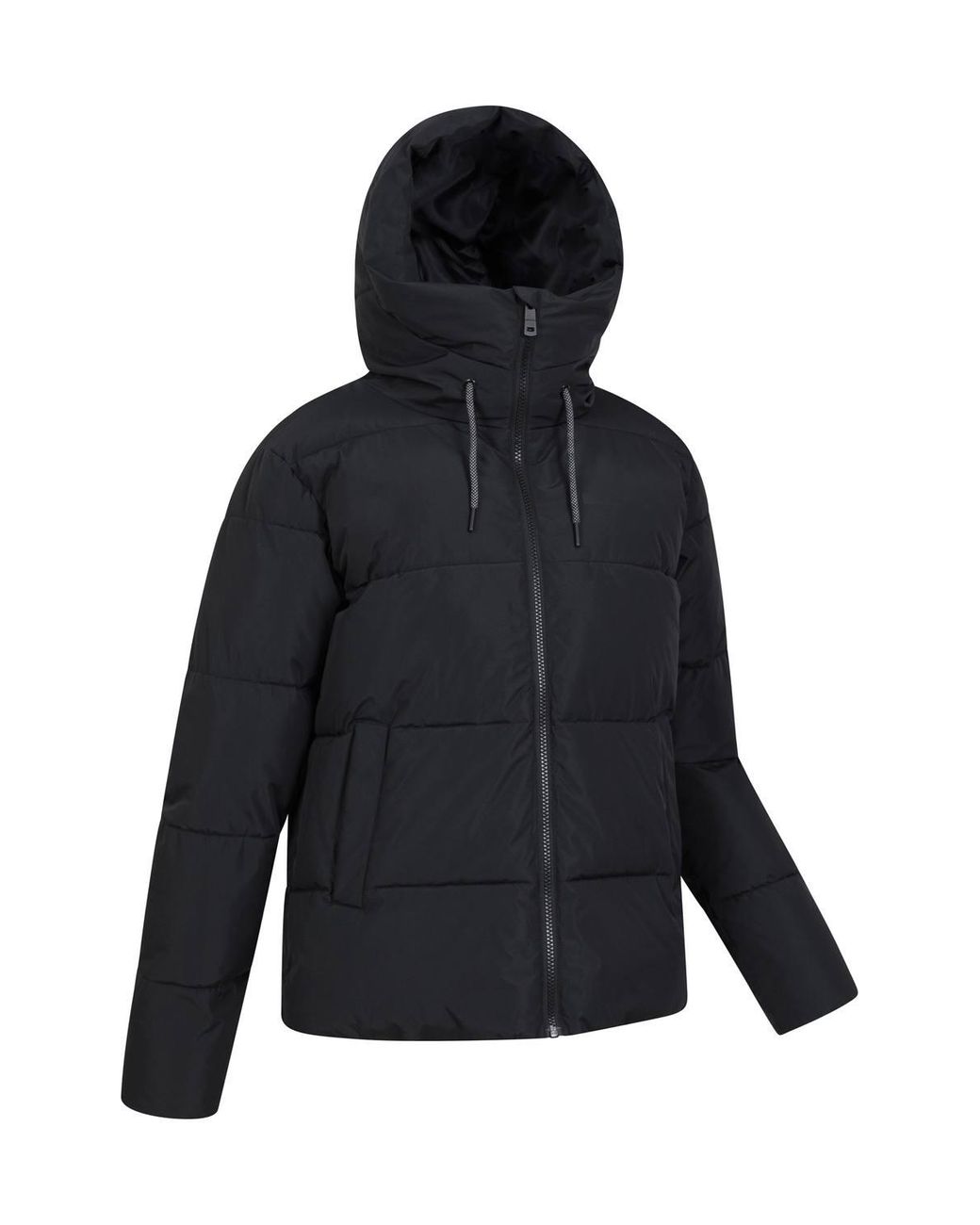Mountain Warehouse Blue 'Toasty' Water Resistant Elastic Cuffs & Hem Padded Short Jacket