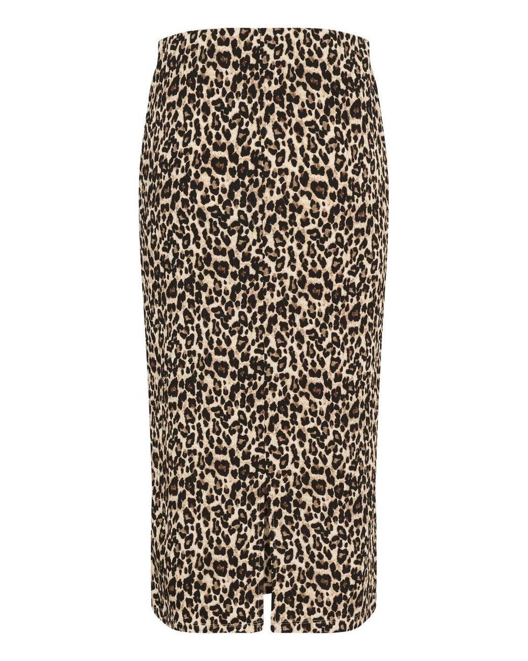 Saint Tropez Natural Ilyssasz Elastic Waist Midi Skirt