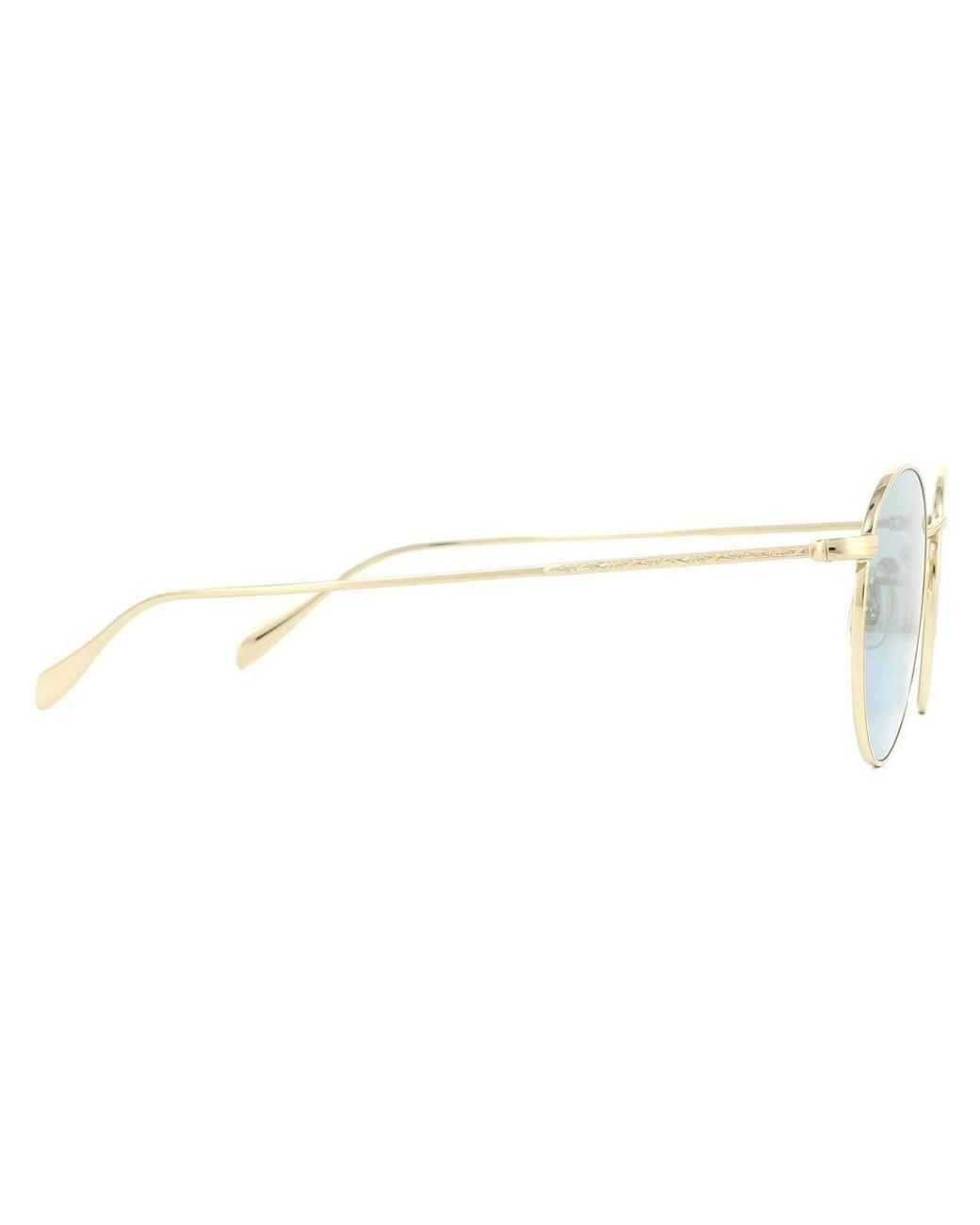 Oliver Peoples Blue Round Cobalto Sunglasses