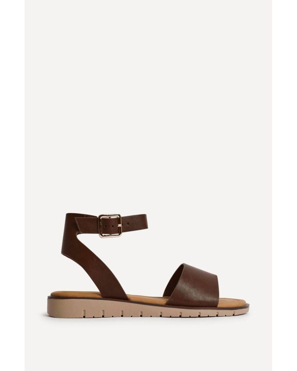 Linzi Brown Denia Wide Fit Sandals