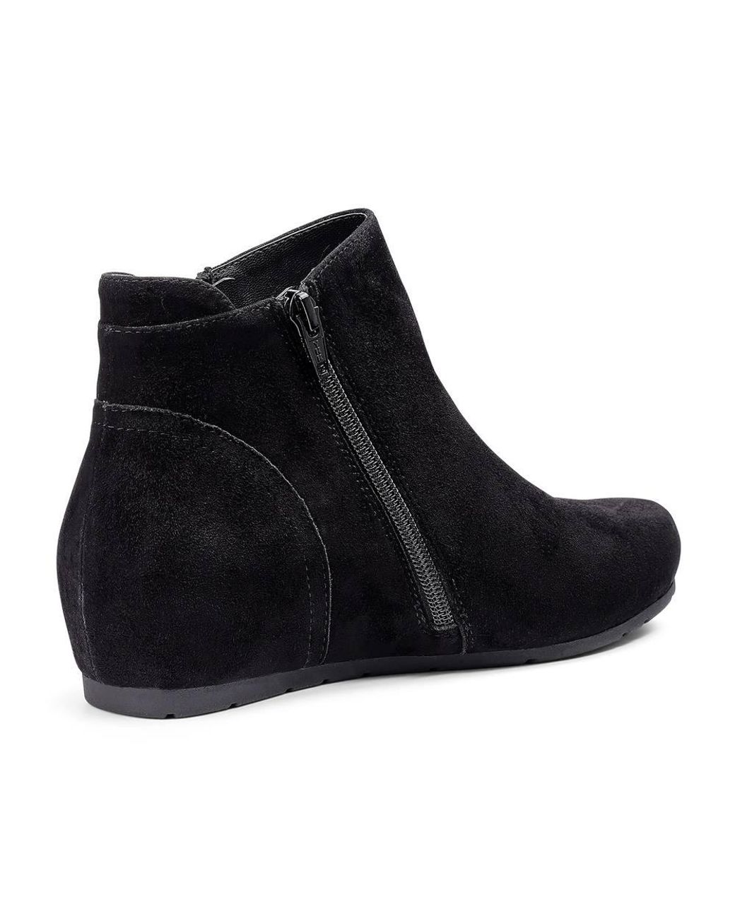 Hotter Black 'Avebury' Ankle Boots