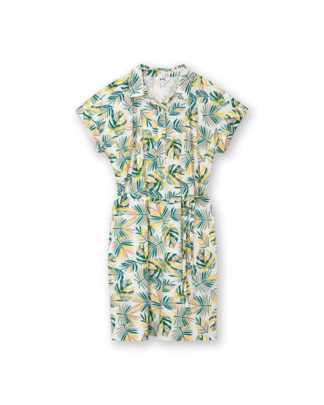Kite Blue Chettle Slub Weave Dress