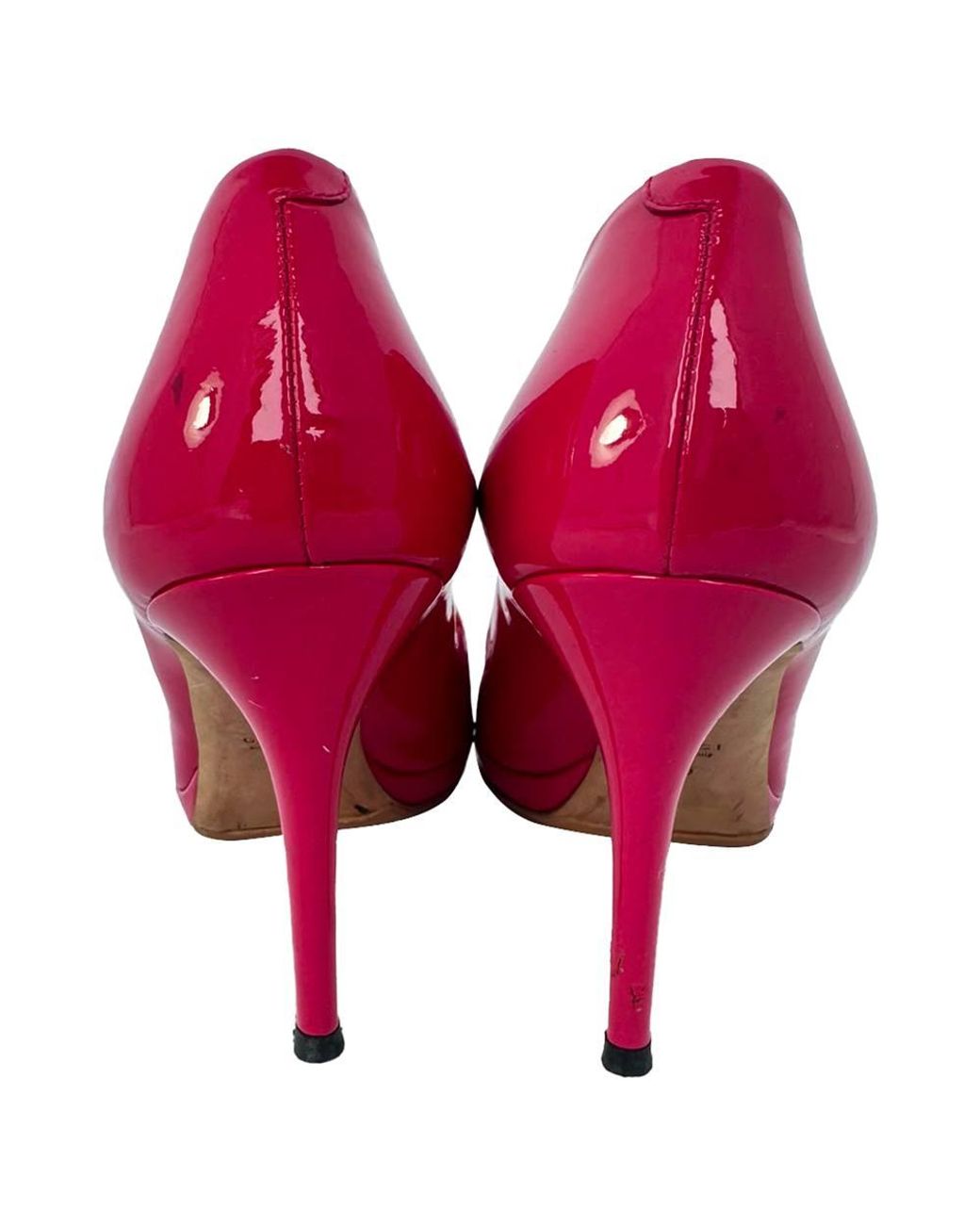 Gucci Red Preloved New Hollywood Horsebit Peep Toe Pumps