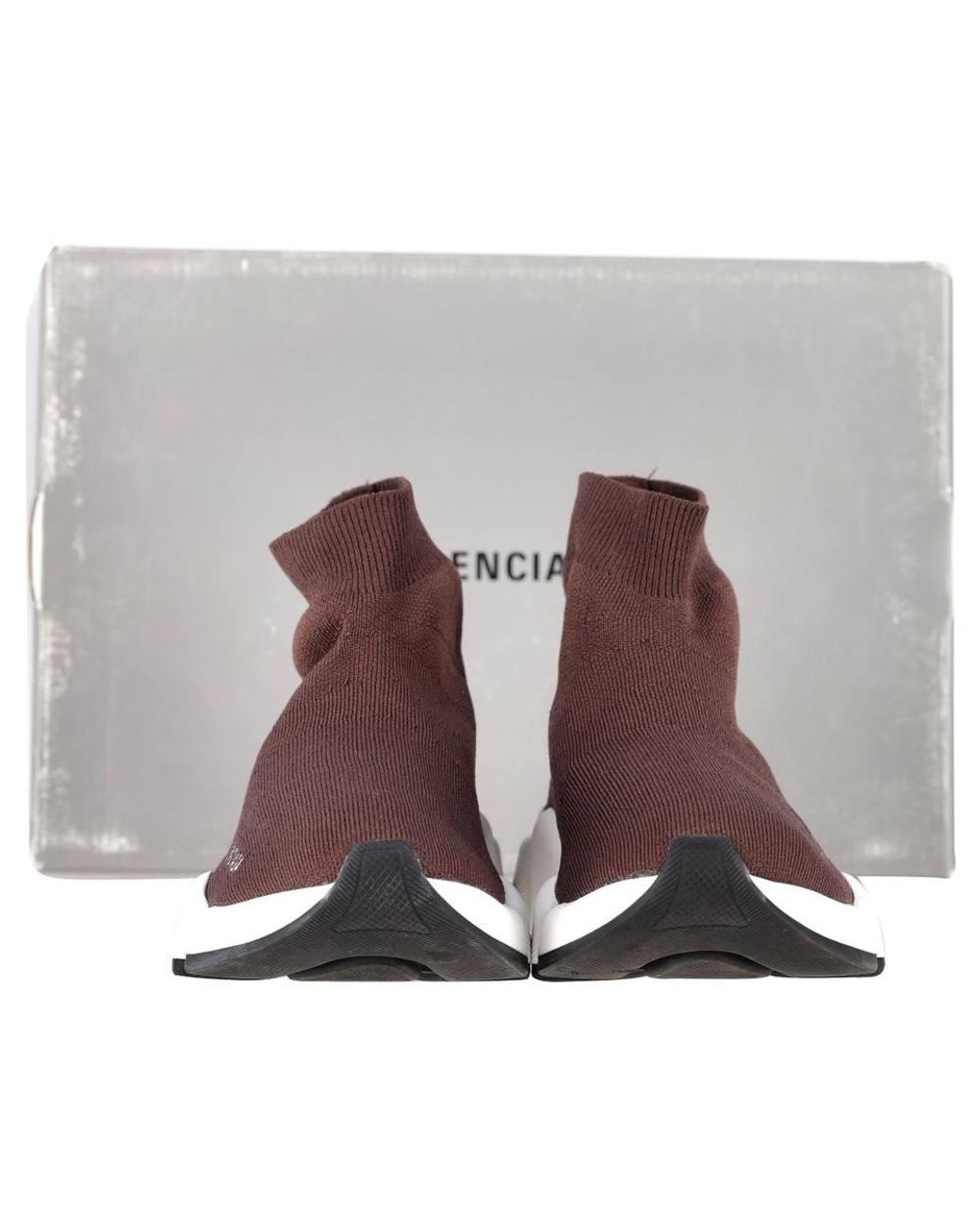 Balenciaga Brown Preloved Speed .0 Sneakers