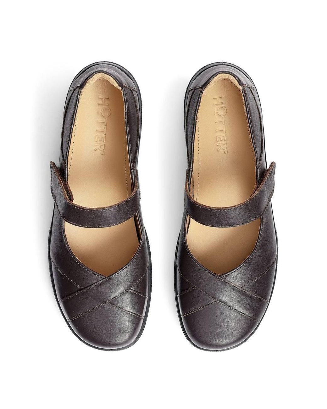 Hotter Blue Wide Fit 'Hope' Mary Janes