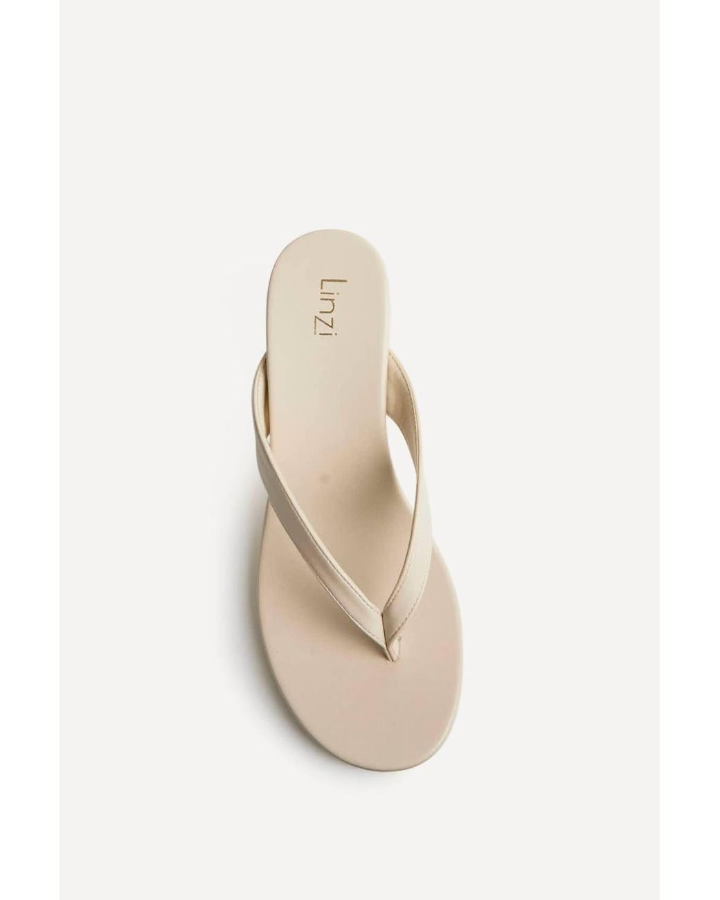 Linzi Natural Joia Wedge Mules